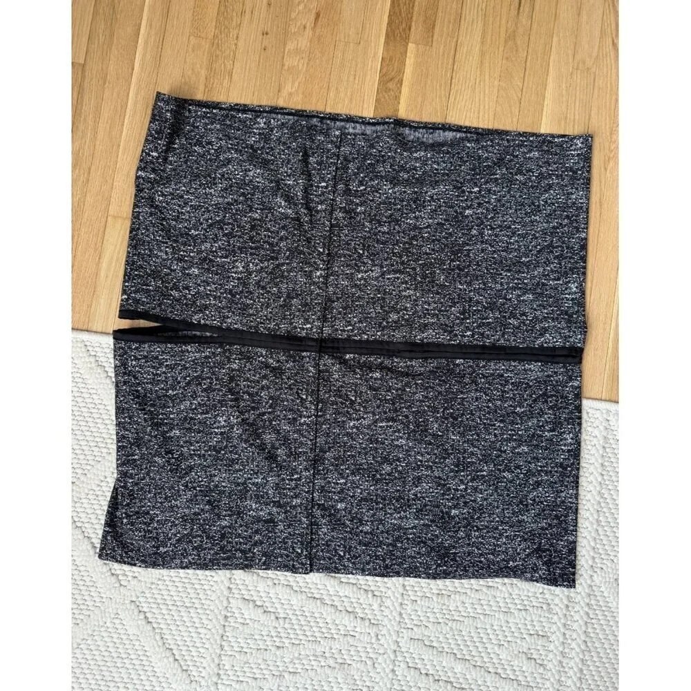 Lululemon Vinyasa Wrap Scarf Rulu Running Luon Jacquard Gray Black Convertible